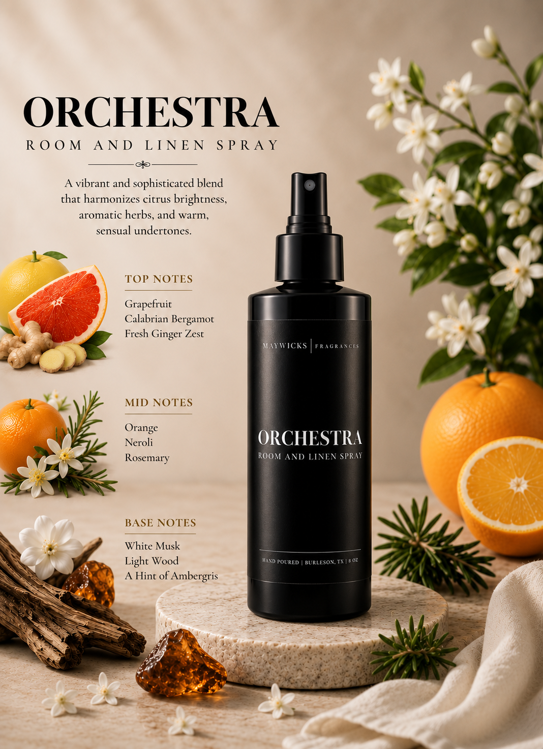 ムスクパリス 100ml Buy Long-Lasting Fragrance Spray for Room & Linen (10 Scents)